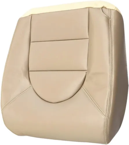 GXARTS Fundas de asiento de cuero para parte inferior del lado del pasajero, color marrón compatible con Ford F250, F350, F450, F550, Lariat XLT