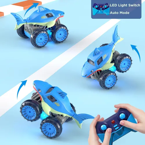 Miniatura 4 de MaxTronic Auto de control remoto de carga directa rápida, autos RC anfibios recargables con 2.4 Ghz 4WD todo terreno, impermeable, a control remoto