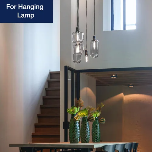 Miniatura 3 de FLSNT Bombillas LED para candelabros de luz diurna de 5000 K equivalentes a 60 W, bombillas LED regulables T6/T25 E12 para candelabro, 90+ alto CRI