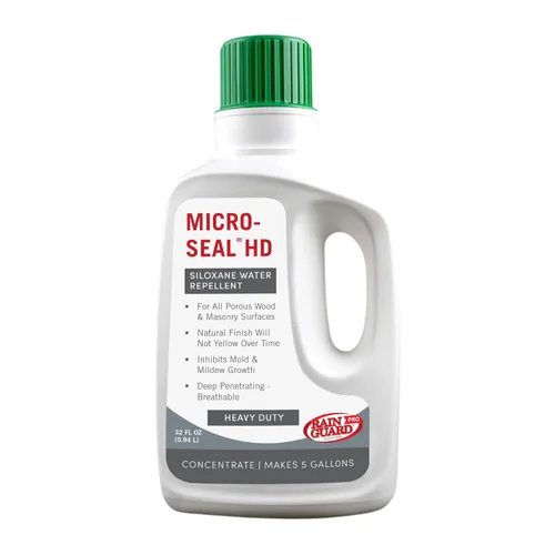 Miniatura 11 de Rain Guard Water Sealers CR-0405 Micro-Seal HD listo para usar sellador de alto contenido de sólidos que cubre hasta 1500 pies cuadrados. Todas