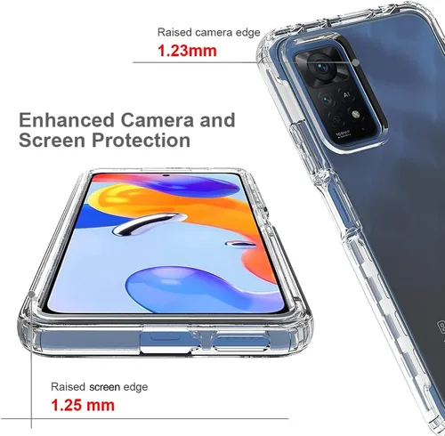 Miniatura 3 de Funda para Xiaomi Redmi Note 11 Pro, funda a prueba de golpes con protector de pantalla para Xiaomi Redmi Note 11 Pro 4G 2201116TG/Redmi Note 11 Pro