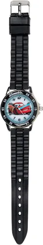 Miniatura 6 de Accutime Disney Pixar Cars Lightning McQueen Reloj de enseñanza del tiempo para niños con esfera interactiva de carreras