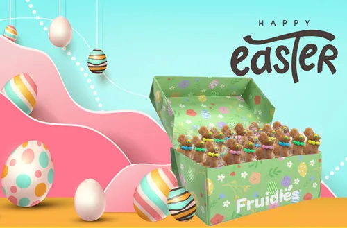 Miniatura 7 de Fruidles Paletas de conejo de Pascua, huevos de Pascua coloridos, sin grasa, envueltos individualmente (paquete de 24)