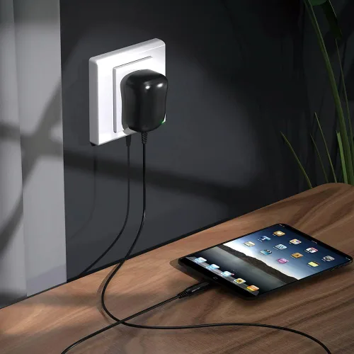 Miniatura 7 de Belker Fuente de adaptador de alimentación universal de CA CC de 24 W, 3 V, 4.5 V, 5 V, 6 V, 7.5 V, 9 V, 12 V, con 8 puntas para tira de luz LED