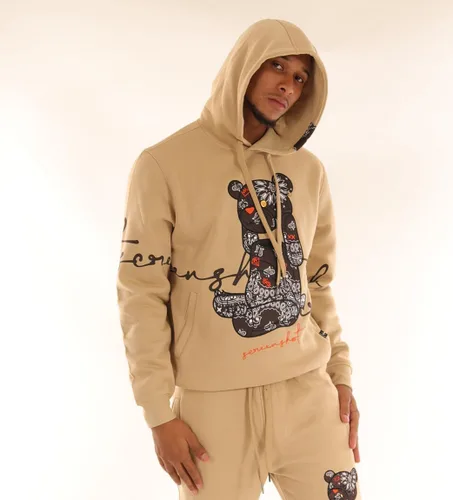 Miniatura 79 de SCREENSHOT Sudadera urbana de forro polar para hombre, diseño de dibujos animados de animación, parche bordado de gel