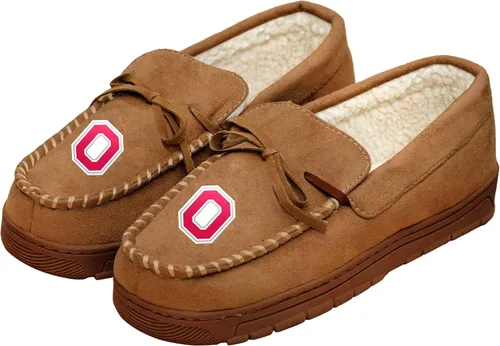 Miniatura 28 de FOCO NCAA NCAA - Pantuflas tipo mocasín con logotipo de equipo universitario para hombre