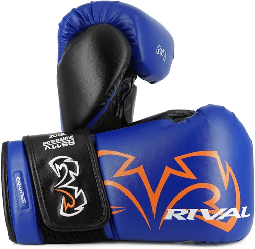 Miniatura 10 de Guantes de boxeo RIVAL RS11V Evolution para sparring, acolchado extra grueso de 5 cm, sistema V-Strap Wrist Lock 2, compartimento para manos grande