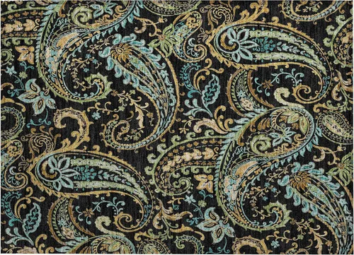 Miniatura 37 de Addison Rugs Chantille ACN533 - Alfombra negra de 8 x 10 pies, resistente a las manchas, lavable a máquina, no se desprende, para dormitorio, sala