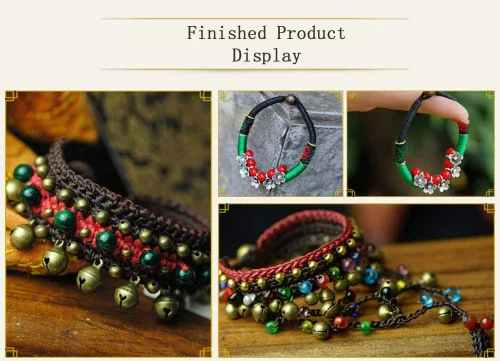 Miniatura 6 de Cordón encerado de 0.039 in y 175 yardas para la fabricación de joyas, hilo de cuentas de poliéster negro para trenzar pulseras y collares, 00 negro