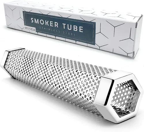 Miniatura 7 de Tubo de humo – Tubo de humo de 12 pulgadas para parrilla de pellets de 5 horas de humo, tubo de ahumador de pellets de acero inoxidable para todas