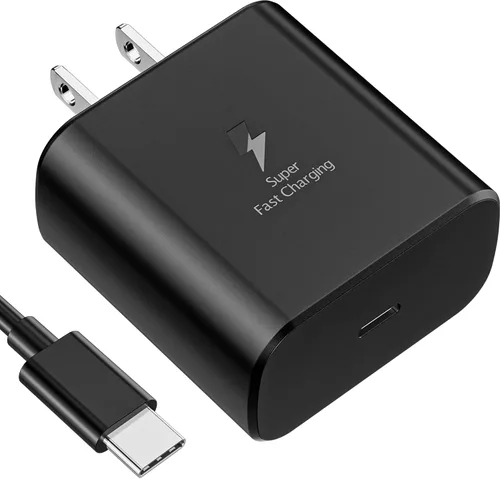 2026 Nuevo cargador súper rápido de 45 W USB tipo C, cargador de teléfono Android, carga rápida, compatible con Samsung Galaxy S26/S26