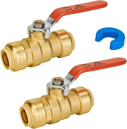 Miniatura 14 de Válvula de cierre de bola de 1 pulgada, Válvula de bola de 1 pulgada SUNGATOR, Accesorios de cierre de agua de conexión por presión, Accesorios