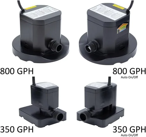 Miniatura 6 de Rx Clear Bomba de cubierta sumergible para piscina sobre el suelo 350 GPH Incluye almohadilla de filtro fácil de limpiar y cable de alimentación