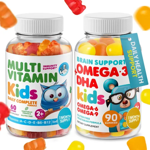 Miniatura 11 de DR. MORITZ Gomitas de magnesio para niños (60 unidades, 2 envases) y Gomitas multivitamínicas para niños (60 unidades, 2 envases) Paquete