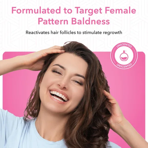 Miniatura 6 de Hair Regen Minoxidil Foam para mujeres 5% - Tratamiento de crecimiento del cabello para mujer - Minoxidil espumoso tópico para mujeres - Ideal