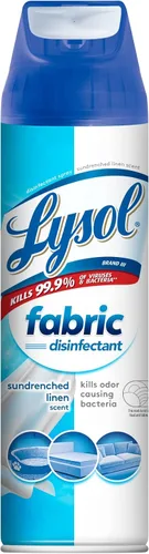 Miniatura 8 de Lysol Spray desinfectante para telas, sanitizante y antibacteriano, para desinfectar y desodorizar mobiliario suave, lino bañado por el sol 15 FL.
