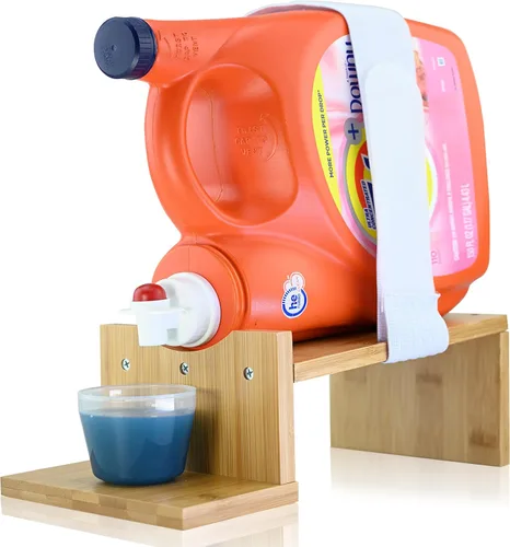 Miniatura 6 de TidyFriend - Dispensador de detergente para ropa con bandeja, dispensador de jabón para ropa con patas de goma antideslizantes para organización
