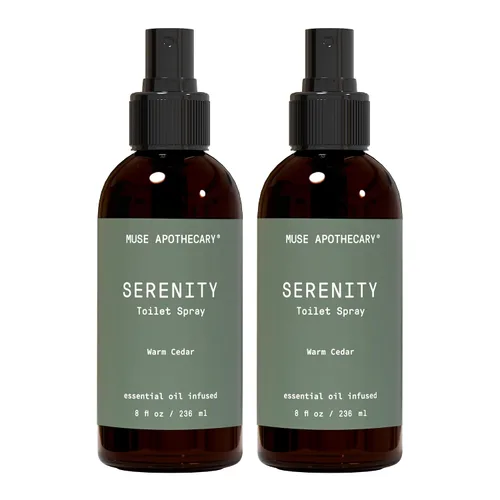 Miniatura 59 de Muse Apothecary Flush Ritual - Aerosol para inodoro aromático y refrescante, usar antes de ir, 2 onzas, infundido con aceites esenciales naturales