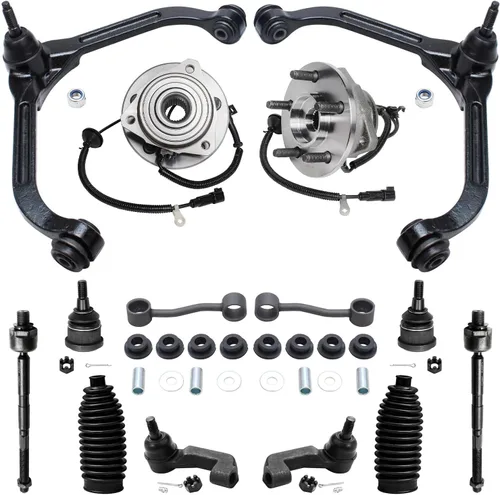Miniatura 113 de Detroit Axle - Kit de extremo delantero RWD para Chrysler 300 Dodge Challenger Charger Upper Lower Control Arms rótulas de rodamiento de rueda Bujes