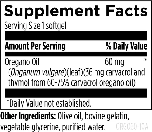 Miniatura 2 de Designs for Health Cápsulas blandas de aceite de orégano, suplemento de aceite de orégano con carvacrol altamente concentrado, apoya la limpieza