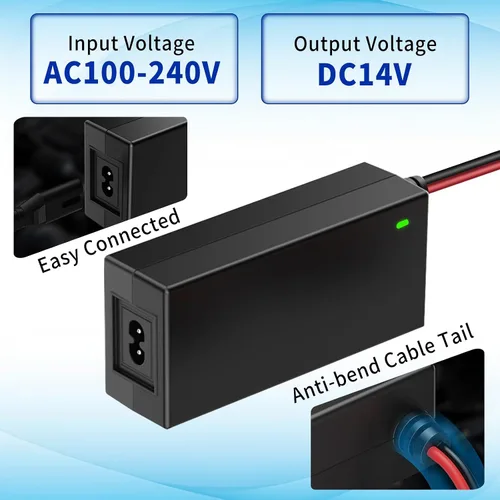 Miniatura 5 de Kit de cargador de repuesto de adaptador de corriente de 56W 14V para cargador de batería NOCO Starter GB70 GB150 GB250+ GB251+ GB500 GB500+ Genius
