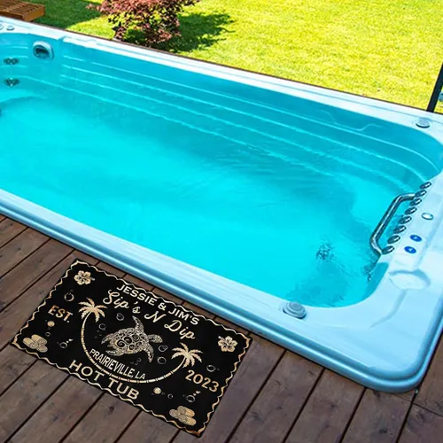 Miniatura 7 de V VIBEPY Decoración personalizada de neón para bañera de hidromasaje, decoración de baño, felpudo de granja, regalo para la familia (01) - 16 x 24