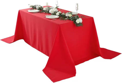 Miniatura 11 de Paquete de 2 Manteles Redondos de 120 Pulgadas de Carbón, Mantel de Poliéster Lavable para Uso en el Hogar, Fiestas, Bodas o Restaurantes.