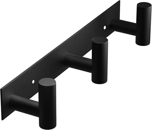 Miniatura 22 de VAEHOLD Ganchos de Pared para Abrigos Montados en Pared, Perchero con 6 Ganchos Dobles para Colgar Toalla Sombrero Abrigo Bata Bolsa Llave para Baño