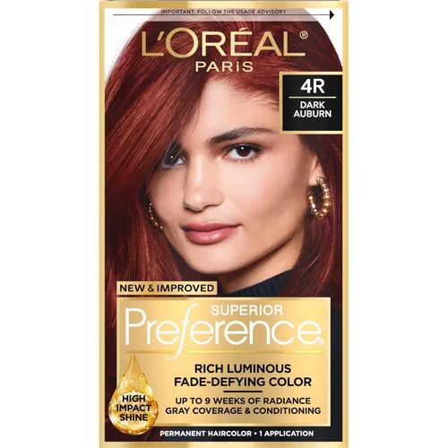 Miniatura 59 de L'Oreal Paris Superior Preference - Tinte permanente luminoso que desafía la decoloración, tinte para el cabello hasta 9 semanas de resplandor, 5C