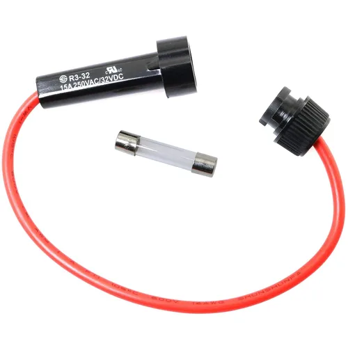 Miniatura 3 de Fusible en línea Holde con fusible de 0.236x1.181 in 1A