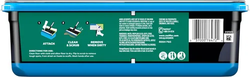 Miniatura 11 de Swiffer Barrido + trapeador, repuesto de almohadillas húmedas, limpiador de pisos, paños de limpieza, resistente, fresco, 20