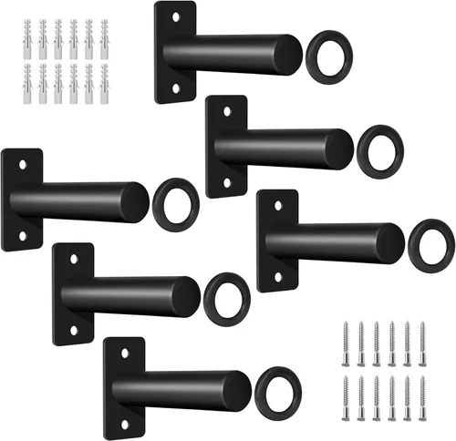 Miniatura 11 de EVERYMATE Soporte para placas de peso, soporte de placa de peso de montaje en pared para placas de parachoques, capacidad máxima de peso de 330