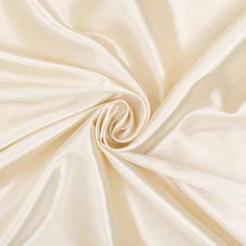 Miniatura 5 de MLMW Tela de satén Charmeuse beige de 3 yardas y 60 pulgadas de ancho, tela de satén Charmeuse sedosa por yarda, tela suave para vestidos de boda