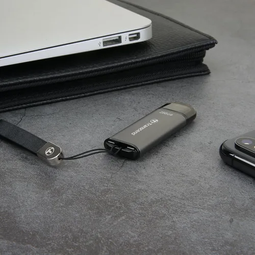 Miniatura 4 de Transcend Unidad flash USB JF920 de 128 GB, USB3.2 Gen1, hasta 420MB/s, carcasa metálica de aluminio, para sistema de audio de automóvil, modo