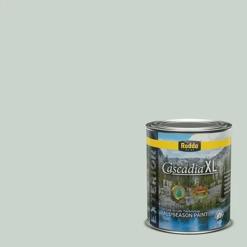 Miniatura 4 de Rodda Paint CASCADIA XL - Pintura e imprimación satinada para exteriores en uno, cuarto de galón, azul Madonna