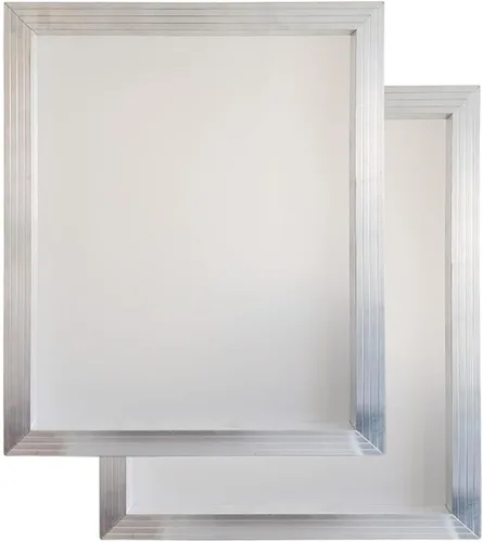 YLZ Pantallas de impresión de pantalla de seda de aluminio 16 x 20 pulgadas Frame-110 malla blanca (2 PC)