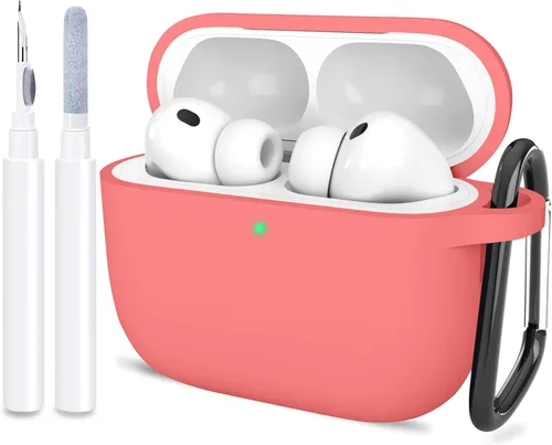 Miniatura 17 de Compatible con AirPods Pro 3, funda protectora de silicona suave con kit de limpieza de llavero para mujeres y hombres para Apple AirPods Pro de 3ª