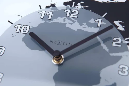 Miniatura 8 de NEXTIME Reloj de pared Mondial, transparente, (NT8108)