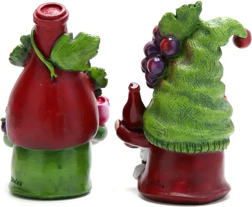 Miniatura 8 de Hodao Gnomos de café de resina con taza, decoración de bar y hogar estilo nórdico, figuras coleccionables de 4.1 pulgadas, estatua sueca hecha a