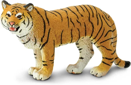 Safari Ltd. Figura de Tigresa de Bengala – Figura realista de vida silvestre pintada a mano de 5 pulgadas – Juguete educativo para niños, niñas y