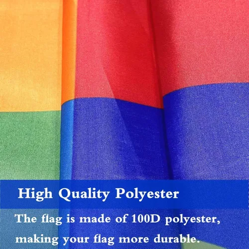 Miniatura 3 de Bandera de El Salvador de 10 x 15 pies, color vivo, todo clima, banderas nacionales salvadoreñas de doble costura, banderas de poliéster con anillo