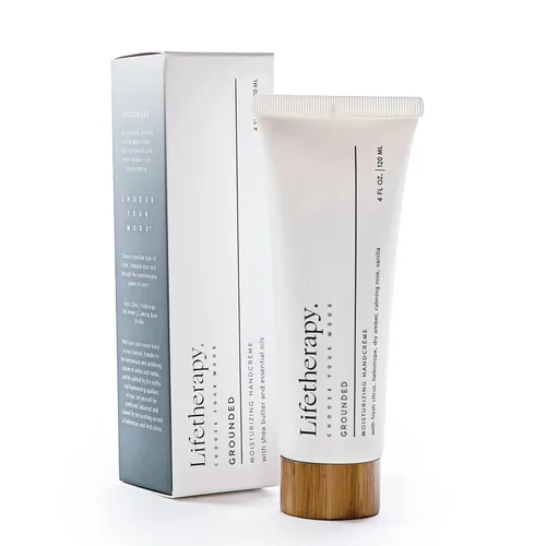 Lifetherapy Crema de manos hidratante | Crema de manos y uñas de aceite de oliva de rápida absorción no grasa (molida)