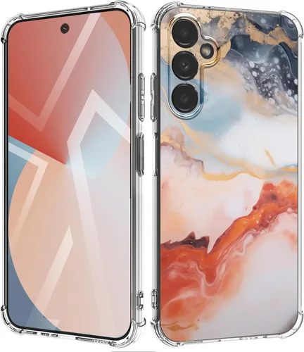 para Samsung Galaxy a15 5G [Funda de Mármol Delgada]+[Anti-Caída Protectora] Fundas de Teléfono de TPU Suave y Elegantes para Mujeres de 6.5 Pulgadas