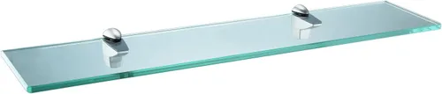 Miniatura 11 de XVL Estante de cristal de baño de 14 pulgadas, níquel cepillado GS3004A-G