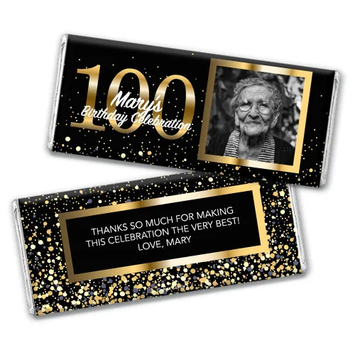Miniatura 15 de Regalos personalizados de fiesta de dulces de 30 cumpleaños de 12 quilates con fotos de barras de chocolate y envoltorios, regalos para invitados