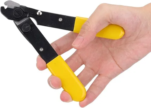 Miniatura 5 de Pelacables de alambre de 5.315 in Cable de fibra óptica Alicates cortador para cables de cobre de aluminio Herramienta de mano