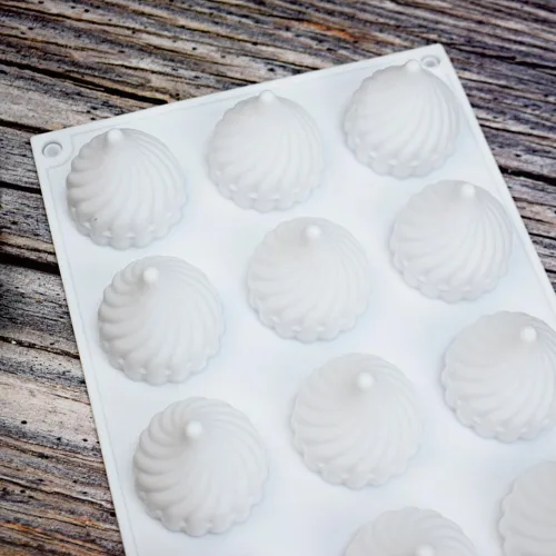 Miniatura 7 de Molde de silicona para pastel de cebolla y torbellino de cono para chocolate, mousse, pudín, postre, pan, utensilios para hornear decoración