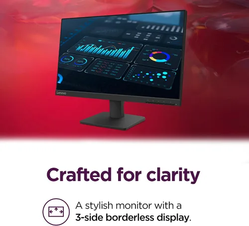 Miniatura 4 de Monitor Lenovo L22-4e - Monitor de Oficina - Pantalla IPS FHD de 21.5" - Frecuencia de Actualización de 100Hz - MPRT de 4 ms - 99% sRGB - Negro