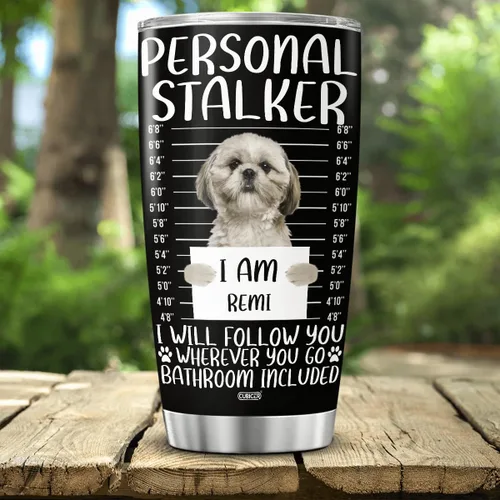 Miniatura 3 de CUBICER Vaso personalizado con diseño de gato americano de pelo corto con tapa, divertidos regalos de Navidad para mujeres, hombres, adultos