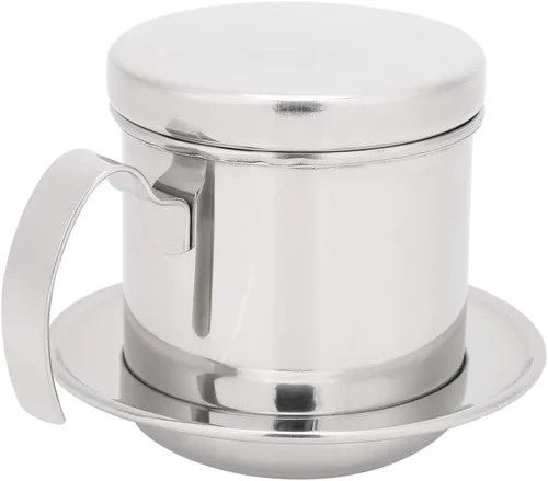 Miniatura 4 de Cafetera de goteo vietnamita, con pantalla de filtro fino, cafetera vietnamita vietnamita, filtro de goteo simple, la mejor opción de regalo